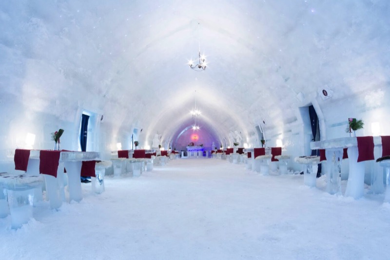 Hotel aus Eis
